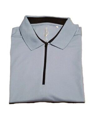 NWOT CBUK HALF ZIP BLUE POLO